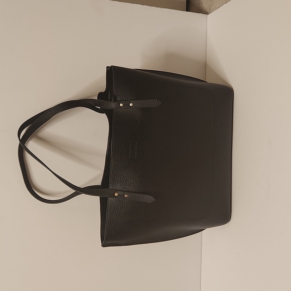 Anne Klein Women's Black Faux Leather Perfect Tote - Picture 5 of 16